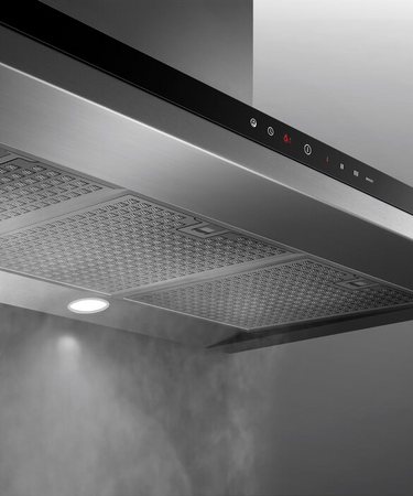 Factory second Fisher & Paykel 90cm Wall Chimney Box Rangehood – Model HC90DCXB3